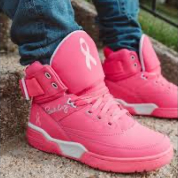Ewing 33 Hi National Breast Cancer Foundation Sneakers Size 10.5\